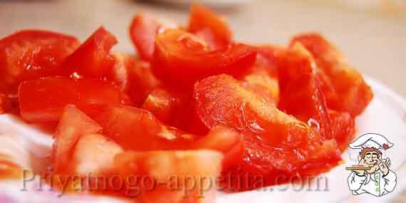 резаные томаты