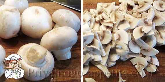 резаные грибы