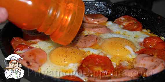 перец для яичницы с помидорами
