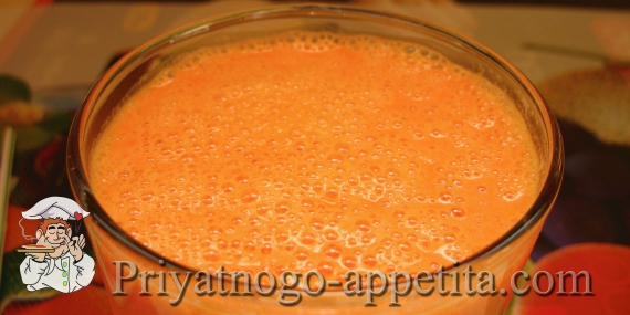  Морковно-апельсиновый коктейль 