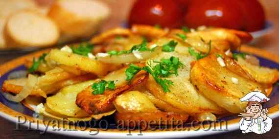 Вкусная жареная картошка