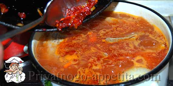 томатная зажарка в суп