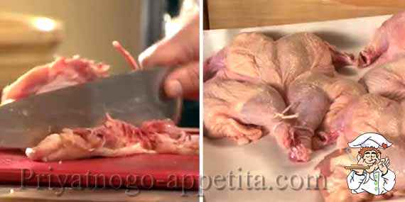 разделка курицы