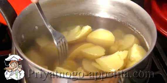 вареный картофель