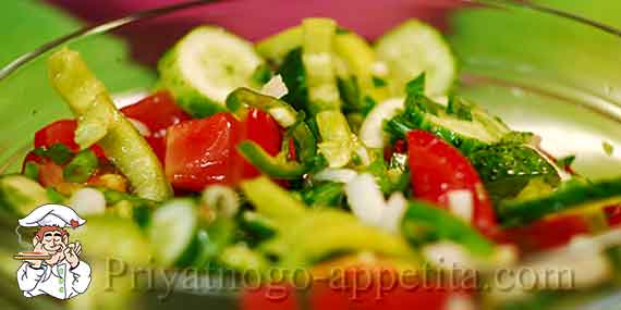 овощной летний салат