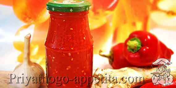 вкусная домашняя аджика в банке