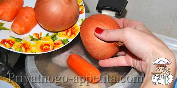 лук с морковкой в скороварку
