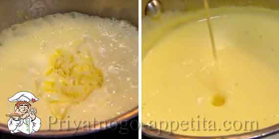 соус для сырного суфле