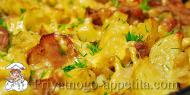 Картошка с мясом в духовке 