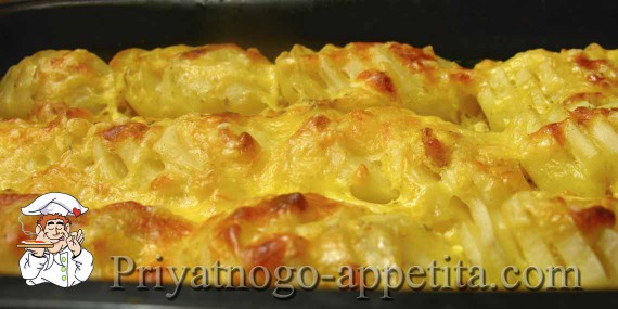 Картофель с сыром в духовке