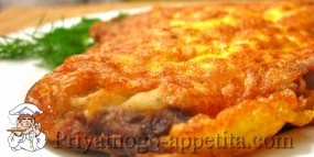 Отбивная из свинины с сыром