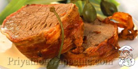 Говядина в духовке с овощами