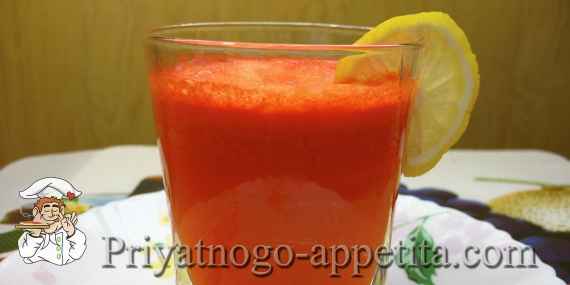 Морковно-цитрусовый сок