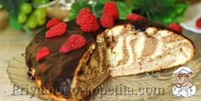 Рецепт пирога «Зебра» 