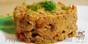 Салат из печени и овощей