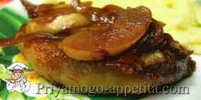 Котлеты натуральные из мяса кабана с яблоками