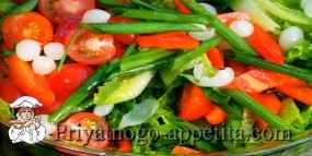 Салат из красного болгарского перца